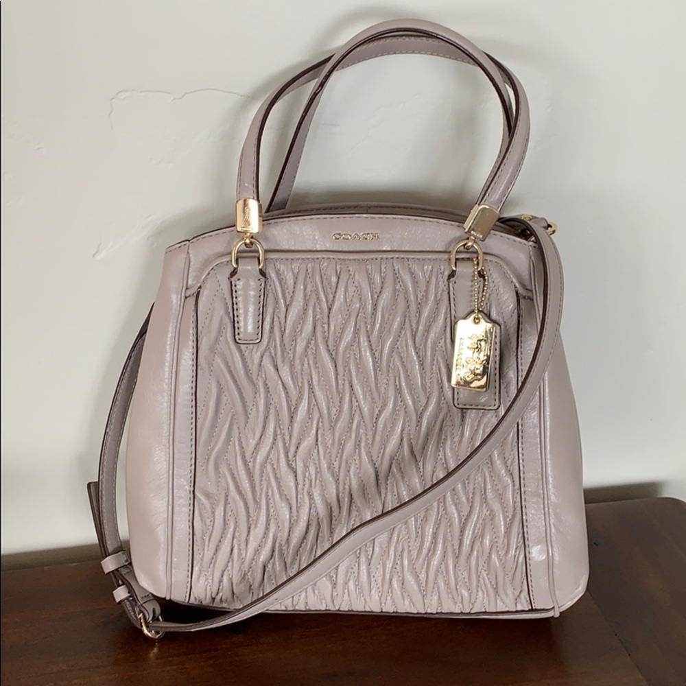 Coach Small Gray Crossbody/Satchel
